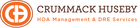 Crummack Huseby Logo: HOA Management and DRE Services